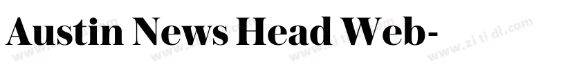Austin News Head Web字体转换 Austin News Head Web字体转换